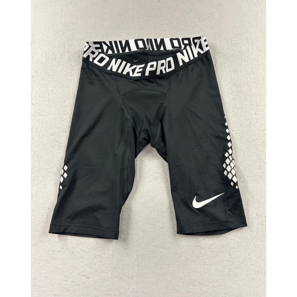 Nike Pro Baseball Slider Shorts Compression Tight Fit Athletic Men's Black Small